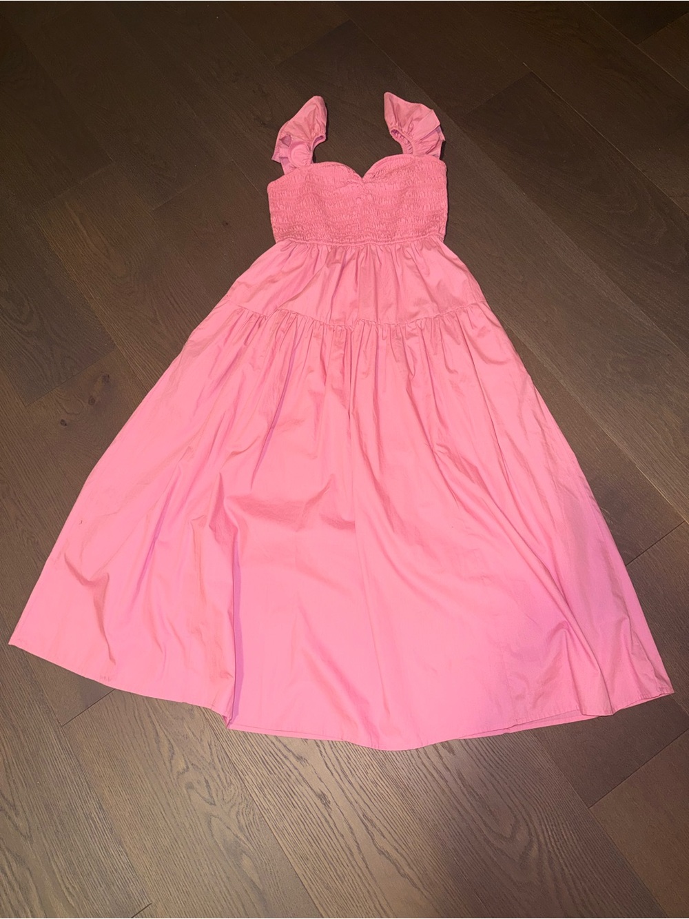 Women’s Abercrombie & Fitch Pink Sundress with Smocked Bodice